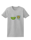 Cute Tequila Shot and Lime Wedge Womens T-Shirt by TooLoud-Womens T-Shirt-TooLoud-AshGray-X-Small-Davson Sales