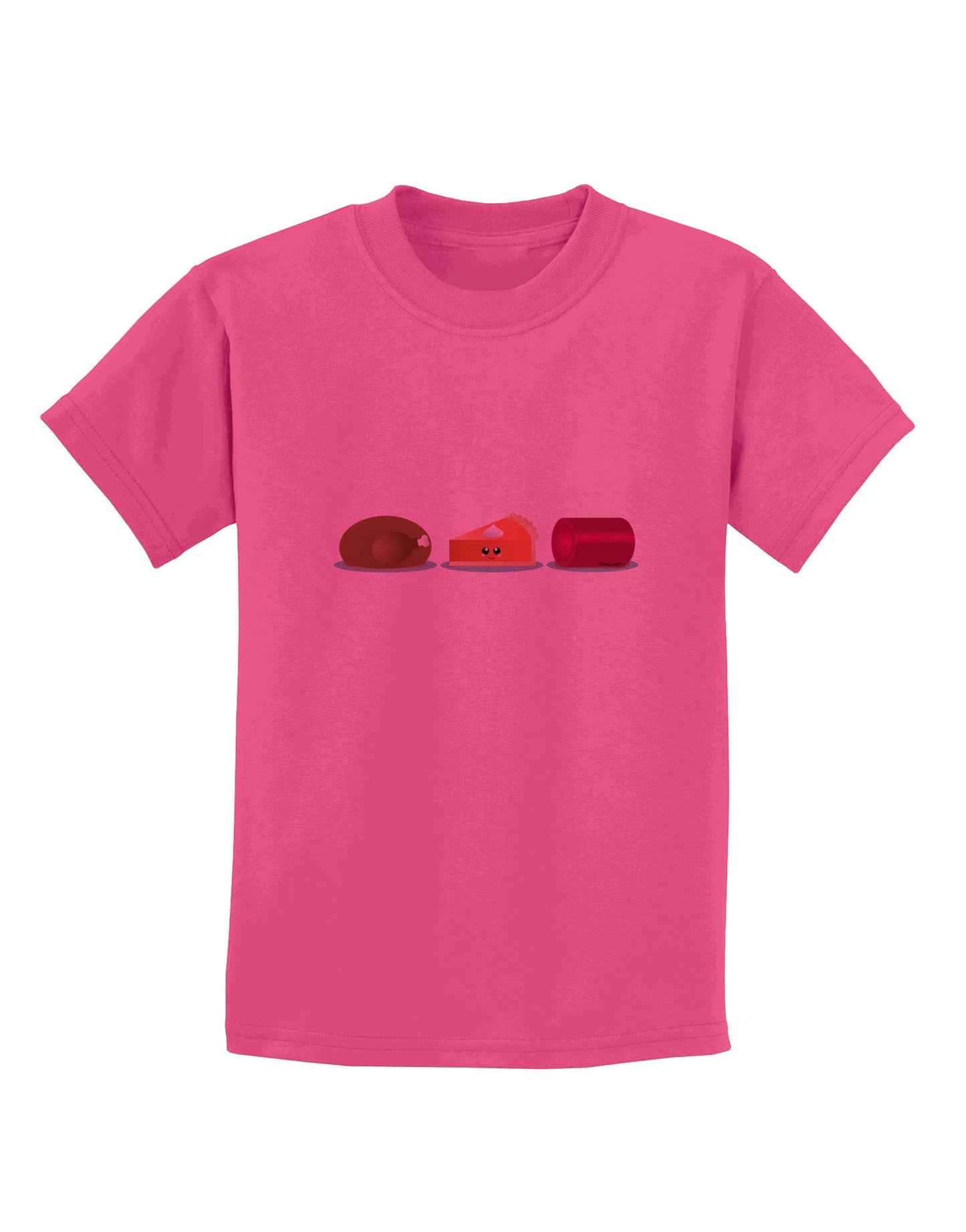 Cute Thanksgiving Food Childrens T-Shirt-Childrens T-Shirt-TooLoud-Sangria-X-Small-Davson Sales