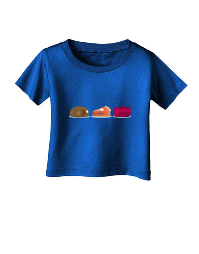 Cute Thanksgiving Food Infant T-Shirt Dark-Infant T-Shirt-TooLoud-Red-06-Months-Davson Sales