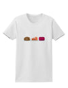 Cute Thanksgiving Food Womens T-Shirt-Womens T-Shirt-TooLoud-White-X-Small-Davson Sales