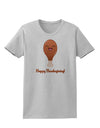 Cute Turkey Leg - Happy Thanksgiving Womens T-Shirt-Womens T-Shirt-TooLoud-AshGray-X-Small-Davson Sales