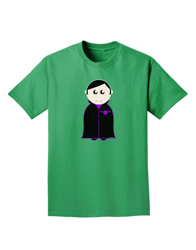 Cute Vampire Boy Halloween Adult Dark T-Shirt-Mens T-Shirt-TooLoud-Kelly-Green-Small-Davson Sales