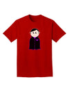 Cute Vampire Boy Halloween Adult Dark T-Shirt-Mens T-Shirt-TooLoud-Red-Small-Davson Sales