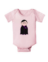 Cute Vampire Boy Halloween Baby Romper Bodysuit-Baby Romper-TooLoud-Light-Pink-06-Months-Davson Sales