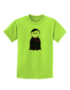 Cute Vampire Boy Halloween Childrens T-Shirt-Childrens T-Shirt-TooLoud-Lime-Green-X-Small-Davson Sales