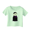 Cute Vampire Boy Halloween Infant T-Shirt-Infant T-Shirt-TooLoud-Light-Green-06-Months-Davson Sales