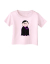 Cute Vampire Boy Halloween Infant T-Shirt-Infant T-Shirt-TooLoud-Light-Pink-06-Months-Davson Sales