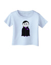 Cute Vampire Boy Halloween Infant T-Shirt-Infant T-Shirt-TooLoud-Light-Blue-06-Months-Davson Sales