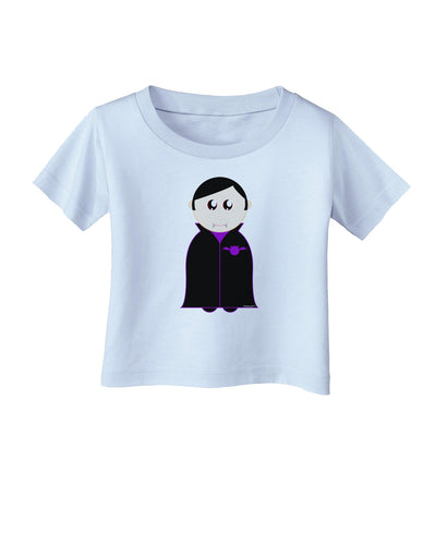 Cute Vampire Boy Halloween Infant T-Shirt-Infant T-Shirt-TooLoud-Light-Blue-06-Months-Davson Sales