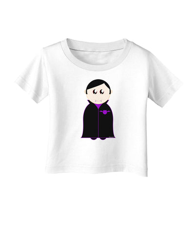 Cute Vampire Boy Halloween Infant T-Shirt-Infant T-Shirt-TooLoud-White-06-Months-Davson Sales