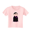 Cute Vampire Boy Halloween Toddler T-Shirt-Toddler T-Shirt-TooLoud-Light-Pink-2T-Davson Sales