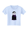 Cute Vampire Boy Halloween Toddler T-Shirt-Toddler T-Shirt-TooLoud-Light-Blue-2T-Davson Sales