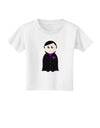 Cute Vampire Boy Halloween Toddler T-Shirt-Toddler T-Shirt-TooLoud-White-2T-Davson Sales