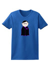 Cute Vampire Boy Halloween Womens Dark T-Shirt-TooLoud-Royal-Blue-X-Small-Davson Sales