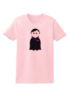 Cute Vampire Boy Halloween Womens T-Shirt-Womens T-Shirt-TooLoud-PalePink-X-Small-Davson Sales