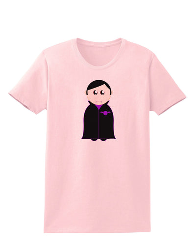 Cute Vampire Boy Halloween Womens T-Shirt-Womens T-Shirt-TooLoud-PalePink-X-Small-Davson Sales