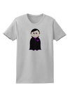 Cute Vampire Boy Halloween Womens T-Shirt-Womens T-Shirt-TooLoud-AshGray-X-Small-Davson Sales