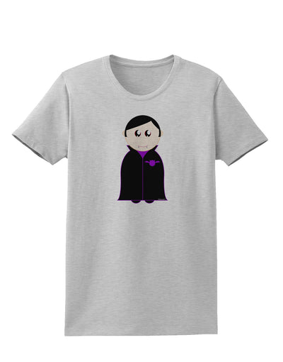 Cute Vampire Boy Halloween Womens T-Shirt-Womens T-Shirt-TooLoud-AshGray-X-Small-Davson Sales