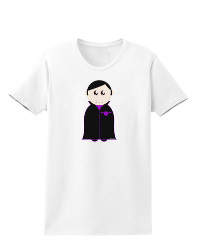 Cute Vampire Boy Halloween Womens T-Shirt-Womens T-Shirt-TooLoud-White-X-Small-Davson Sales