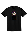 Cute Vampire Girl Halloween Adult Dark T-Shirt-Mens T-Shirt-TooLoud-Black-Small-Davson Sales