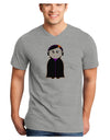 Cute Vampire Girl Halloween Adult V-Neck T-shirt-Mens V-Neck T-Shirt-TooLoud-HeatherGray-Small-Davson Sales