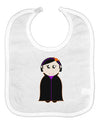 Cute Vampire Girl Halloween Baby Bib