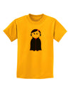 Cute Vampire Girl Halloween Childrens T-Shirt-Childrens T-Shirt-TooLoud-Gold-X-Small-Davson Sales