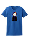 Cute Vampire Girl Halloween Womens Dark T-Shirt-TooLoud-Royal-Blue-X-Small-Davson Sales