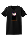 Cute Vampire Girl Halloween Womens Dark T-Shirt-TooLoud-Black-X-Small-Davson Sales