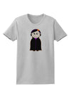 Cute Vampire Girl Halloween Womens T-Shirt-Womens T-Shirt-TooLoud-AshGray-X-Small-Davson Sales