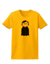 Cute Vampire Girl Halloween Womens T-Shirt-Womens T-Shirt-TooLoud-Gold-X-Small-Davson Sales