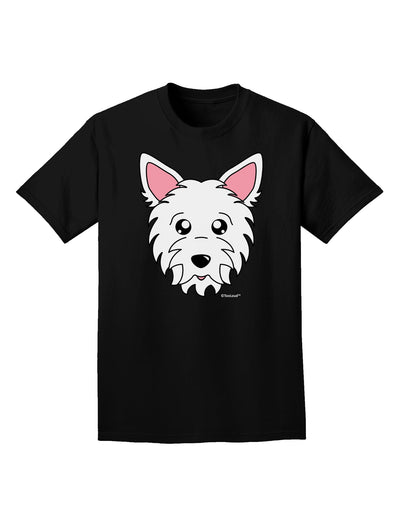 Cute West Highland White Terrier Westie Dog Adult Dark T-Shirt by TooLoud-Mens T-Shirt-TooLoud-Black-Small-Davson Sales