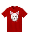 Cute West Highland White Terrier Westie Dog Adult Dark T-Shirt by TooLoud-Mens T-Shirt-TooLoud-Red-Small-Davson Sales