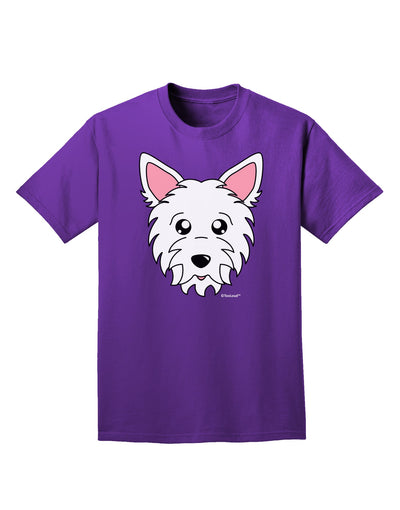 Cute West Highland White Terrier Westie Dog Adult Dark T-Shirt by TooLoud-Mens T-Shirt-TooLoud-Purple-Small-Davson Sales