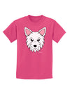 Cute West Highland White Terrier Westie Dog Childrens Dark T-Shirt by TooLoud-Childrens T-Shirt-TooLoud-Sangria-X-Small-Davson Sales