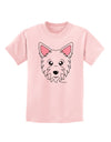 Cute West Highland White Terrier Westie Dog Childrens T-Shirt by TooLoud-Childrens T-Shirt-TooLoud-PalePink-X-Small-Davson Sales