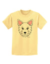 Cute West Highland White Terrier Westie Dog Childrens T-Shirt by TooLoud-Childrens T-Shirt-TooLoud-Daffodil-Yellow-X-Small-Davson Sales