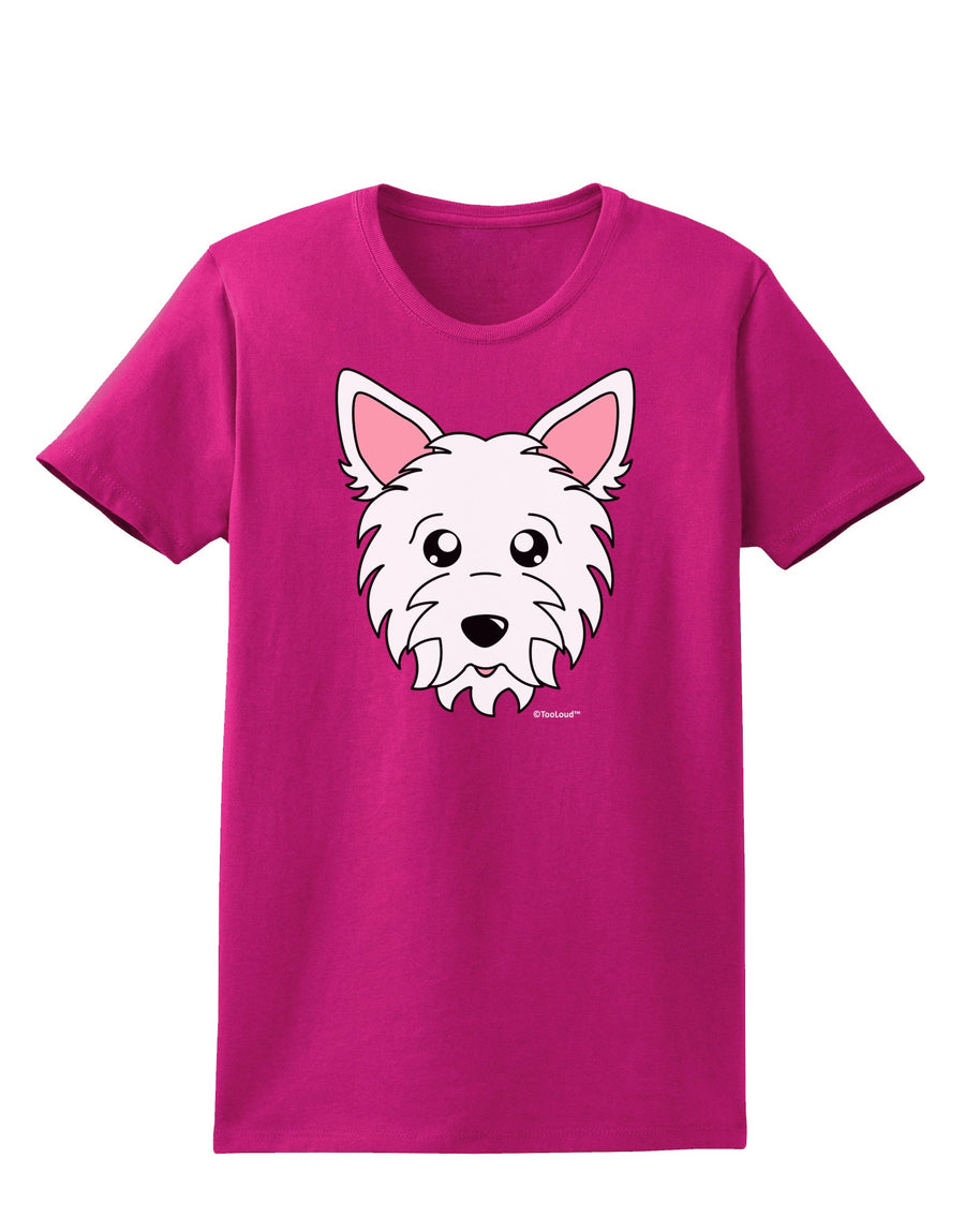 Cute West Highland White Terrier Westie Dog Womens Dark T-Shirt by TooLoud-Womens T-Shirt-TooLoud-Black-X-Small-Davson Sales