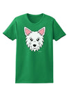 Cute West Highland White Terrier Westie Dog Womens Dark T-Shirt by TooLoud-Womens T-Shirt-TooLoud-Kelly-Green-X-Small-Davson Sales