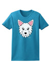 Cute West Highland White Terrier Westie Dog Womens Dark T-Shirt by TooLoud-Womens T-Shirt-TooLoud-Turquoise-X-Small-Davson Sales