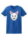 Cute West Highland White Terrier Westie Dog Womens Dark T-Shirt by TooLoud-Womens T-Shirt-TooLoud-Royal-Blue-X-Small-Davson Sales