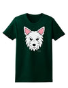 Cute West Highland White Terrier Westie Dog Womens Dark T-Shirt by TooLoud-Womens T-Shirt-TooLoud-Forest-Green-Small-Davson Sales