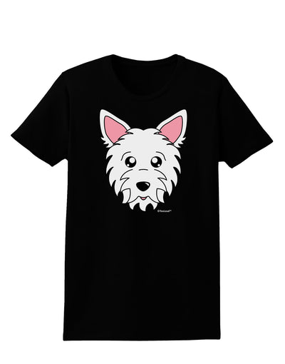 Cute West Highland White Terrier Westie Dog Womens Dark T-Shirt by TooLoud-Womens T-Shirt-TooLoud-Black-X-Small-Davson Sales