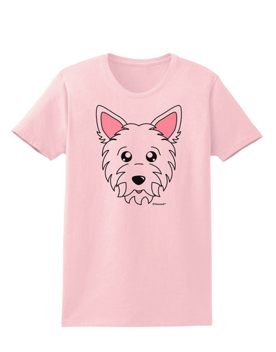 Cute West Highland White Terrier Westie Dog Womens T-Shirt by TooLoud-Womens T-Shirt-TooLoud-PalePink-X-Small-Davson Sales