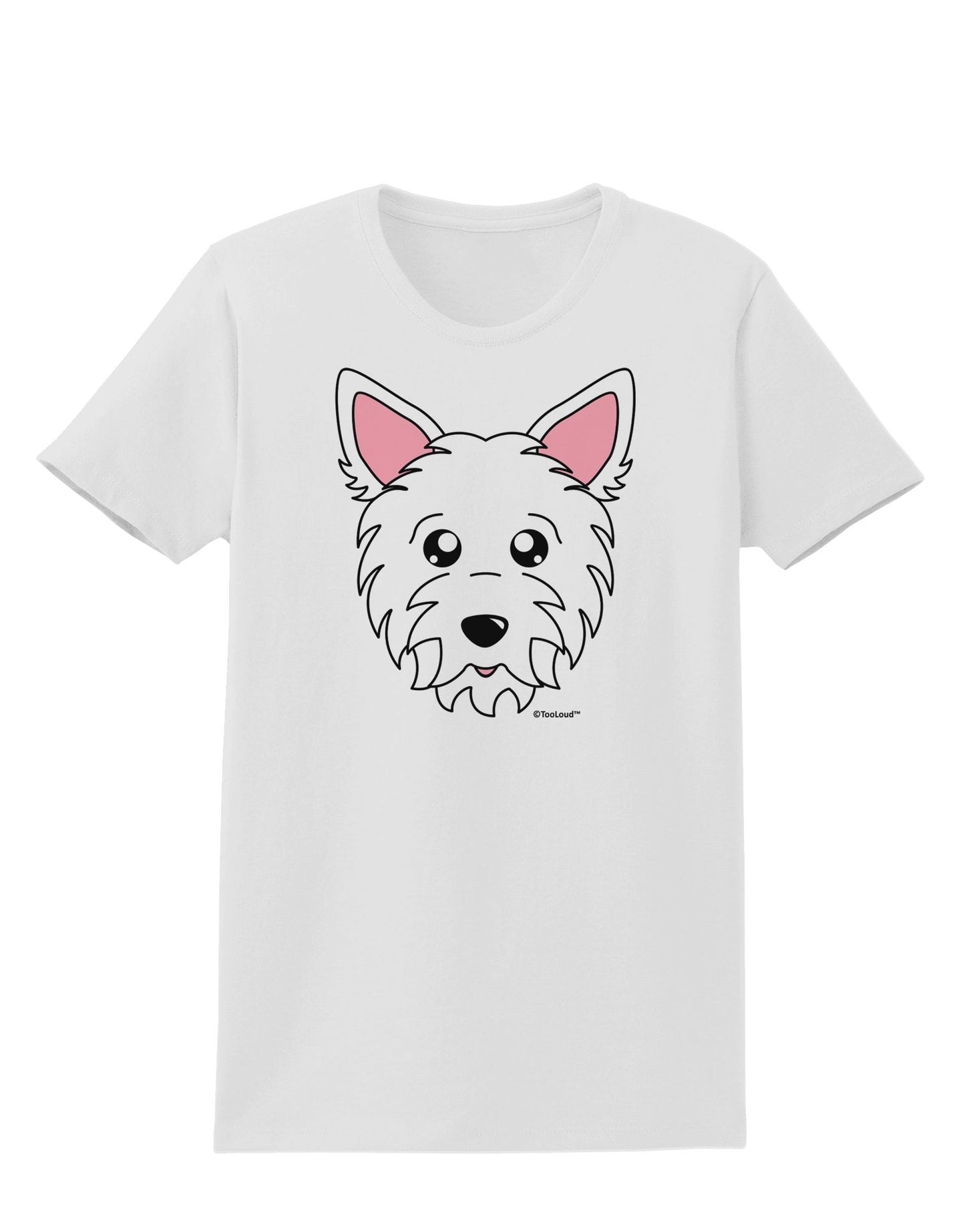 Cute West Highland White Terrier Westie Dog Womens T-Shirt by TooLoud-Womens T-Shirt-TooLoud-White-X-Small-Davson Sales