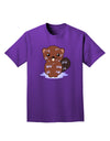 Cute Wet Beaver Adult Dark T-Shirt-Mens T-Shirt-TooLoud-Purple-Small-Davson Sales