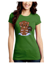 Cute Wet Beaver Juniors Petite Crew Dark T-Shirt-T-Shirts Juniors Tops-TooLoud-Kiwi-Green-Juniors Fitted Small-Davson Sales