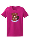 Cute Wet Beaver Womens Dark T-Shirt-TooLoud-Hot-Pink-Small-Davson Sales