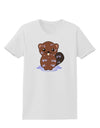 Cute Wet Beaver Womens T-Shirt-Womens T-Shirt-TooLoud-White-X-Small-Davson Sales