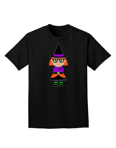 Cute Witch Halloween Adult Dark T-Shirt-Mens T-Shirt-TooLoud-Black-Small-Davson Sales